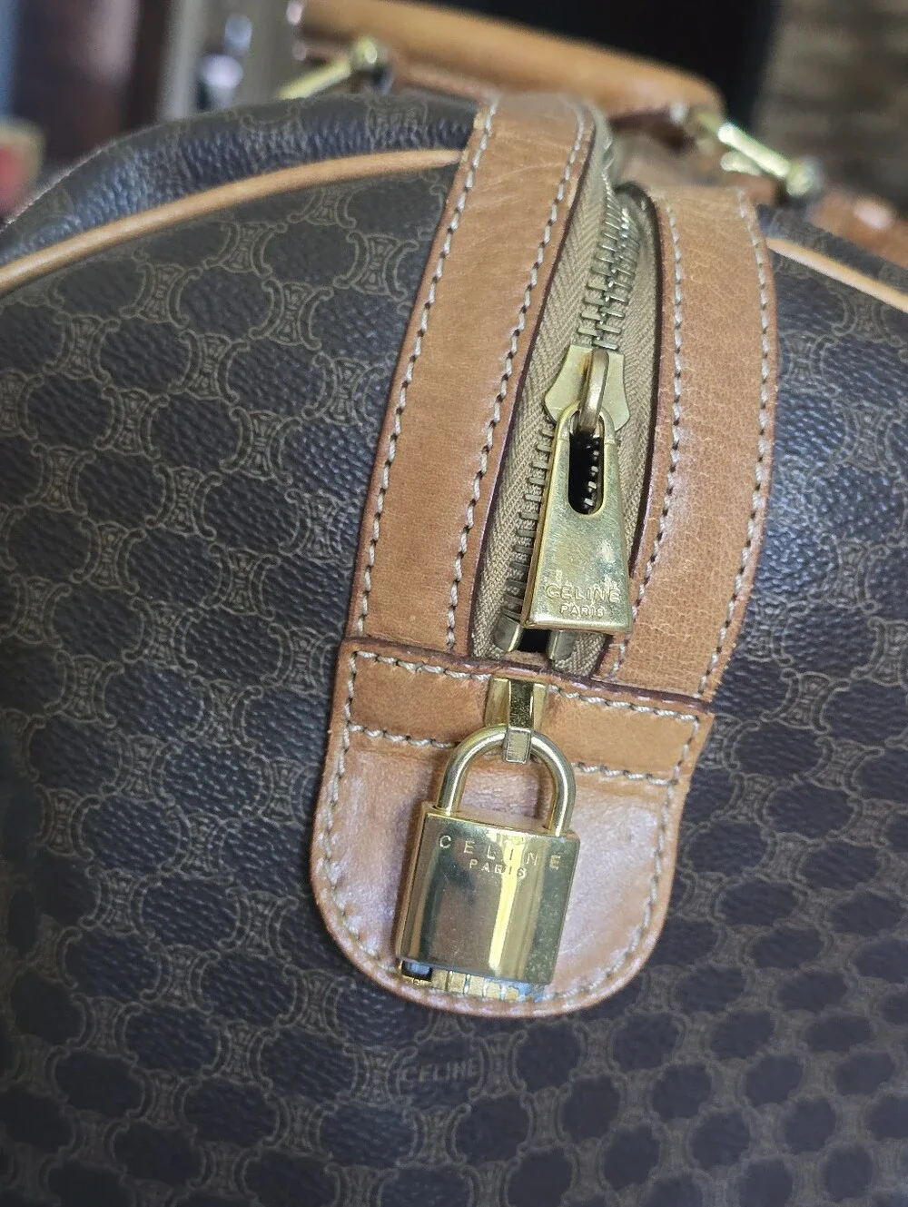 Authentic Celine Macadam Travel Duffel Bag ( 50cm )